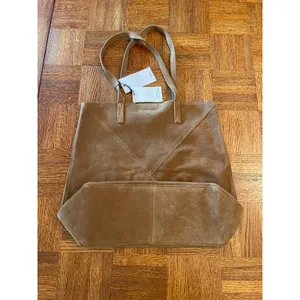 MANGO SUEDE LEATHER SHOPPING BAG thumbnail 4