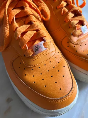 Nike Air Force 1 Low Essential “Orange Peel”Lifestyle‎ Sneakers Size 7.5 Womens thumbnail 5