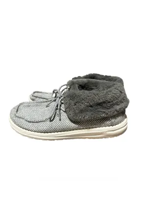 Hey Dude Britt Gray Faux Fur Lined Comfort Bootie Women's US Ankle Shoes Size 8 thumbnail 4