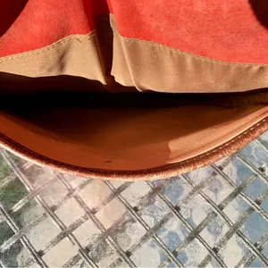 The Sak Orange Genuine Leather Purse Boho thumbnail 4