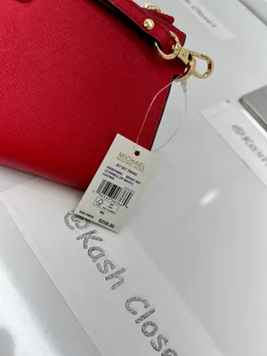 Double Zip Wristlet Wallet Bright Red thumbnail 4