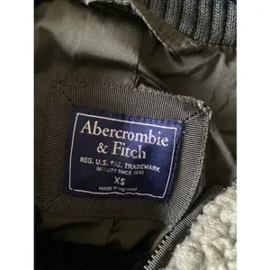 Abercrombie & Fitch Sherpa Bomber Jacket Womens Size XS Olive Green Teddy Fleece thumbnail 5