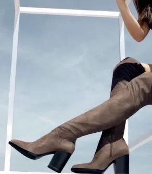 Marc Fisher Over-The-Knee Boots Suede thumbnail 3