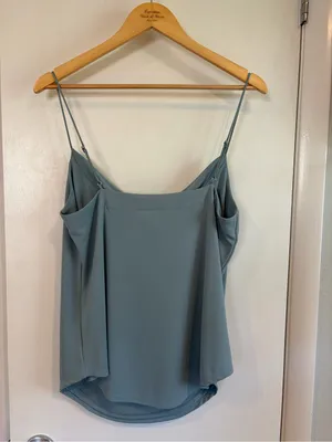 Cinq a Sept Jersey Marta Cami. Size: Large. Color: Ocean Dew. thumbnail 6