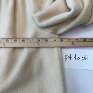 Vintage Michelle Stuart Wool‎ Coat Puff Sleeve Button Front Jacket Cream Mediun thumbnail 13