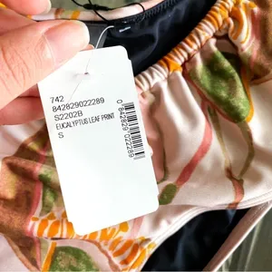 Andrea Iyamah Swimsuit Tiaca One-Piece Floral Cutout‎ Eucalyptus Small NWT thumbnail 5