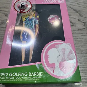 Barbie x Putt Buddies 1992 Golfing Barbie Divot Tool Ball Marker Set‎ thumbnail 3