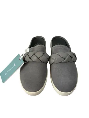 *NEW Revitalign Barbados Hanna Braided Light Gray Slip-On Mules Womens Size 7.5D thumbnail 2
