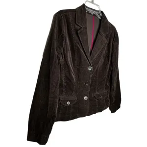 Liz‎ Claiborne Brown Corduroy Blazer thumbnail 4