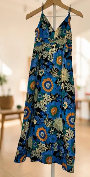 Rails Alora Floral Print Smocked Maxi Dress thumbnail 1