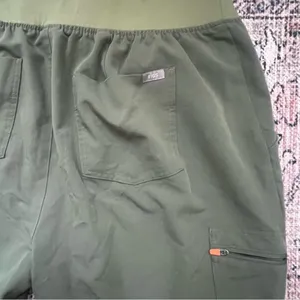 Figs Scrub Zamora Pants Jogger Pants Moss Green Plus Size 3XL Coral Drawstring thumbnail 12