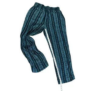 Briggs Womens‎ Linen Blend Striped Pull On Pants Black White Medium 1760053 thumbnail 2