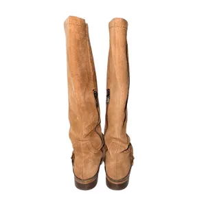 UGG Channing Suede Riding Boots Chestnut Brown Buckle thumbnail 9