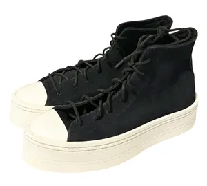 Converse Chuck Taylor Black Suede All Star Modern Platform Hi Top Sneakers Sz 9 thumbnail 1