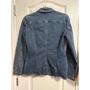 Levi Strauss Signature Vintage Denim Blazer Jacket Y2K Western Cowgirl Indie thumbnail 3
