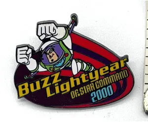 Disney 100 Years of Dreams Pin #48 Buzz Lightyear of Star Command 2000 Retired thumbnail 1