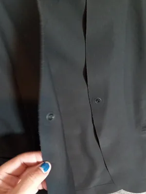 Athleta Avenue Blazer Womens Size 8 Black Stretch Travel Office Buniness Classic thumbnail 5