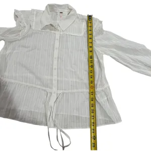 Free People Women’s White‎ Cotton Blouse thumbnail 9