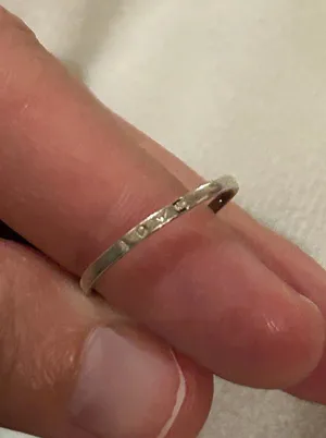 ring band sterling silver 925 size 6.75 love engrave thumbnail 1