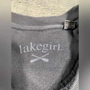 Lakegirl gray Sweatshirt large crew neck thumbnail 3