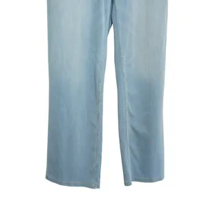 Halara Flex Denim High Waisted Crossover Straight Leg Jeans Light Wash Medium thumbnail 3