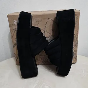 Free People Almost Paradise Platform Blk/Noir 3 Size 38 EU 8 66684663 thumbnail 12