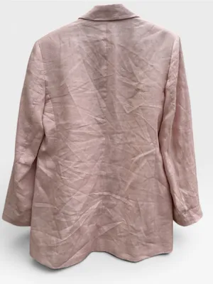 ZARA Linen Relaxed Blazer thumbnail 7