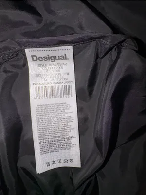 Desigual Black Lined Jacket with Branded Neck Label thumbnail 8