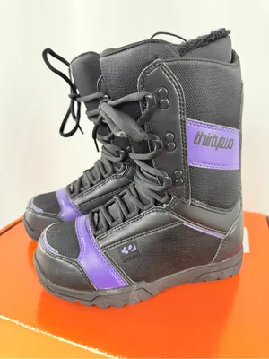 Thirtytwo Summit Snowboard Boots Size‎ 6.5 Womens Black/Purple with Box thumbnail 6