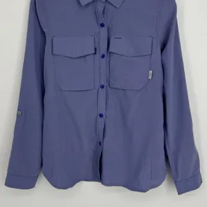 Stio Eddy Guide Shirt Small Blue Snap Button Long Sleeve Hiking Outdoor Utility thumbnail 4