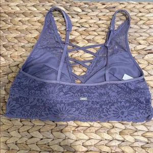 PINK - Victoria's Secret Purple Lace Bralette thumbnail 2