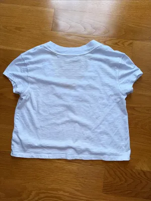 Aerie V-Neck Cropped Tee thumbnail 3