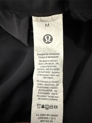 lululemon athletica Black Relaxed Drawstring Pants thumbnail 9