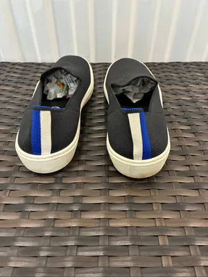 Rothy’s black knit sneakers women’s size 8 thumbnail 3