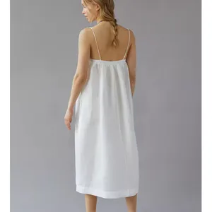 Urban Outfitters UO‎ White 100% Linen Juliana Midi Dress Women’s Small thumbnail 2