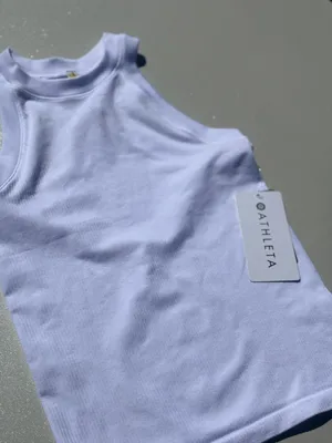 Athleta NWT   White Tank Razorback XS thumbnail 8