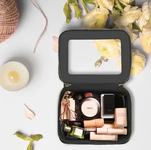 Prite Clear Makeup Bag Cosmetic Organizer Case thumbnail 6