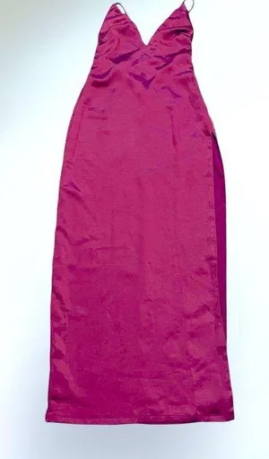 Revolve - MORE TO COME Regina Maxi Dress in Fuchsia Size S thumbnail 6