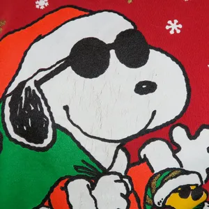 Vintage 70s Peanuts Snoopy Joe Claus Christmas Sweatshirt thumbnail 4