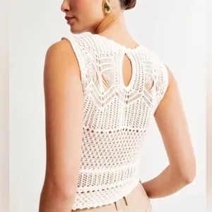 A&F Abercrombie Macrame Crew tank thumbnail 2