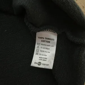 Smith + Rogue Black Cropped Raglan Sweatshirt 100% Tanguis Cotton‎ L Gorpcore thumbnail 6