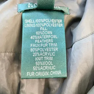 LAUREN Ralph Lauren Womens XS Down Parka Olive Green Removable‎ Hood Winter thumbnail 12