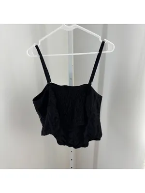 Torrid NWT Women's Black Lacepower Mesh Crop Corset Size 1X thumbnail 6