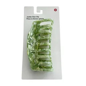 Lululemon Jumbo Claw Clip Willow Leaf/Matcha Magic thumbnail 12