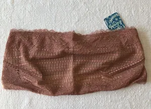 Free People Camila Bandeau Vintage Rose Lace New Small thumbnail 1