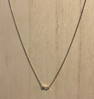 Kendra Scott - Juliette White Crystal Silver Pendant Necklace thumbnail 1