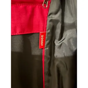 LL Bean Women's Pink‎ Black Coat Medium Hooded Windbreaker Raincoat thumbnail 6