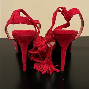 Forever Rubina 57 Fringe Open Toe High Heel Sandals thumbnail 7