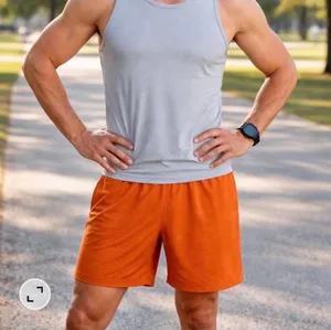 Lululemon Orange athletic shorts thumbnail 1