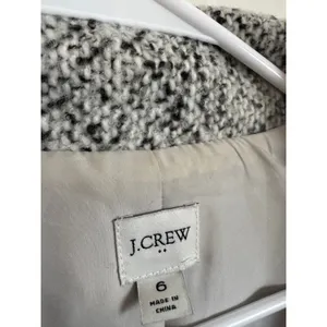 J.Crew Gray Boucle City Coat size 6 thumbnail 10